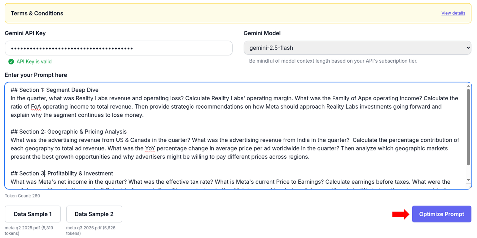 Enter the prompt and upload two data samples | The India Portfolio